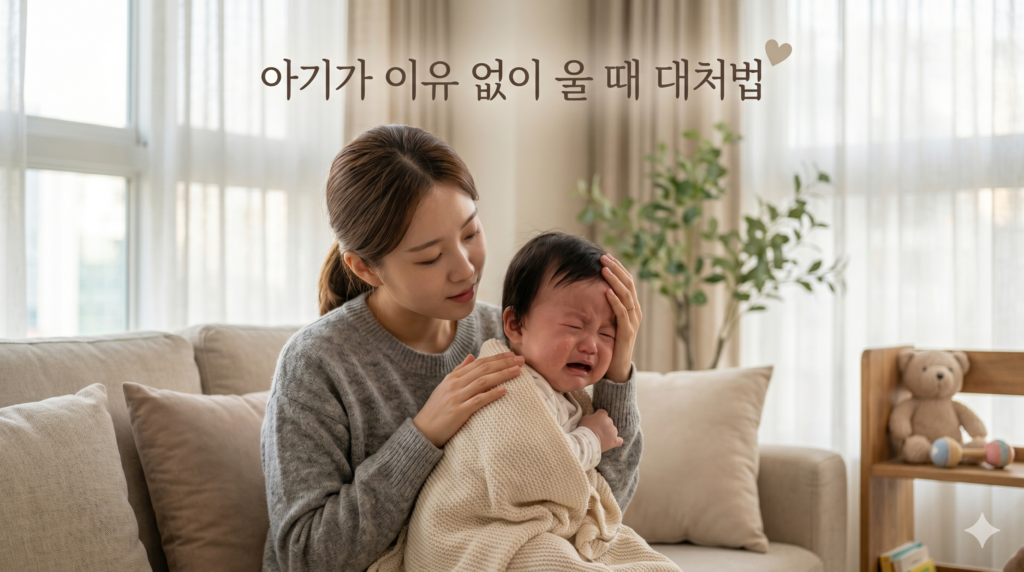 아기가 이유 없이 울 때, 원더윅스(급성장기) 증상과 주기별 대처법 1 Gemini Generated Image 3h21e63h21e63h21